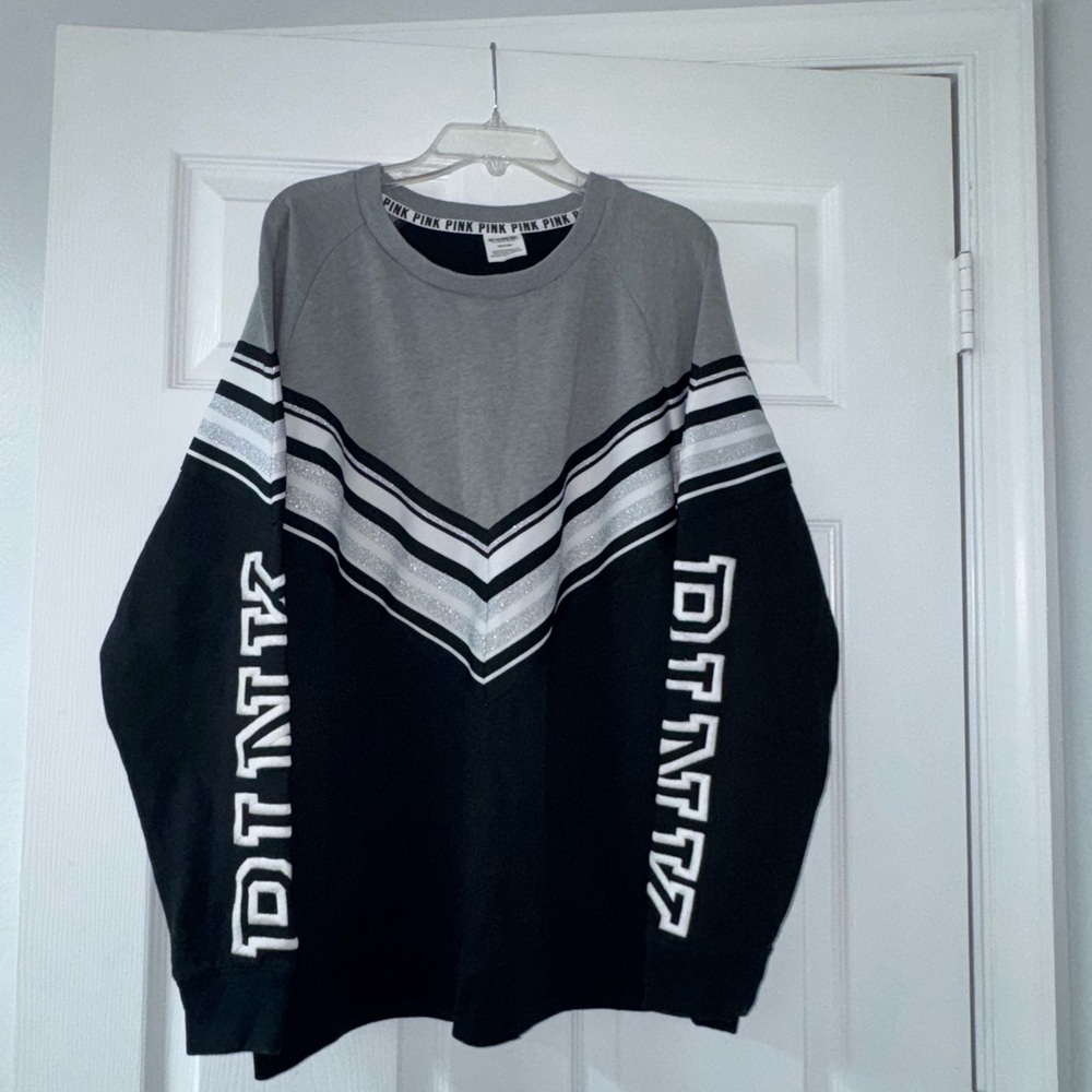 Victoria's Secret PINK Campus Crew sweatshirt! - Picture 2 of 6